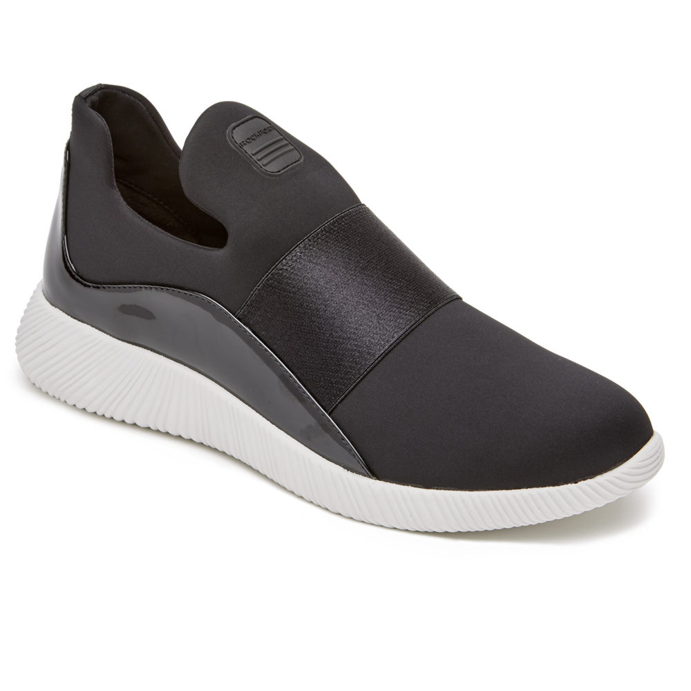 Sapato Vela Rockport Mulher Pretas - City Lites Robyne - 08713GIOZ